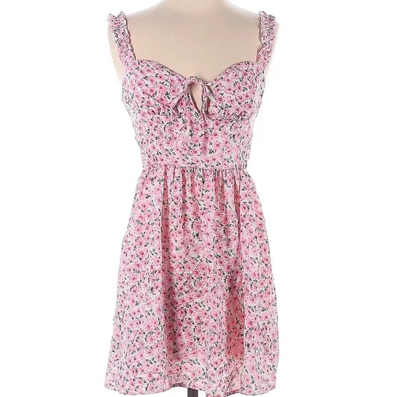 Cider | Dresses | Cider White And Pink Floral Dress New With Tags | Poshmark